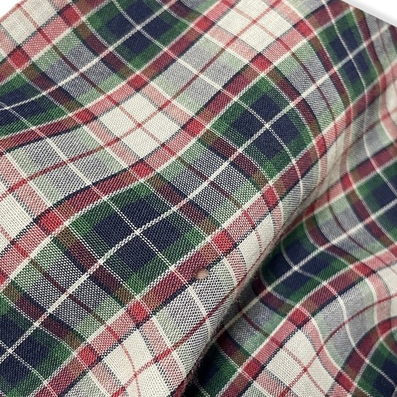 Vintage 70s 80s Lee Button Down Up Plaid Men’s Large - Picture 5 of 5